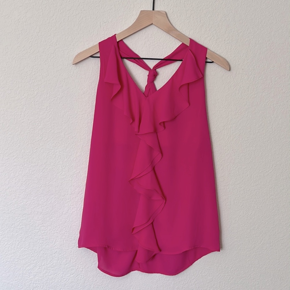 Kut From the Kloth Hot Pink Sleeveless Top size XS